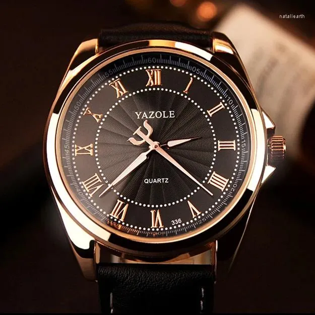 Avanadores Yazole Quartz Assista Men Top 2024 Relógios Relógio Wrist Quartz-Watch Hodinky Relogio Masculino Erkek Kol Saati
