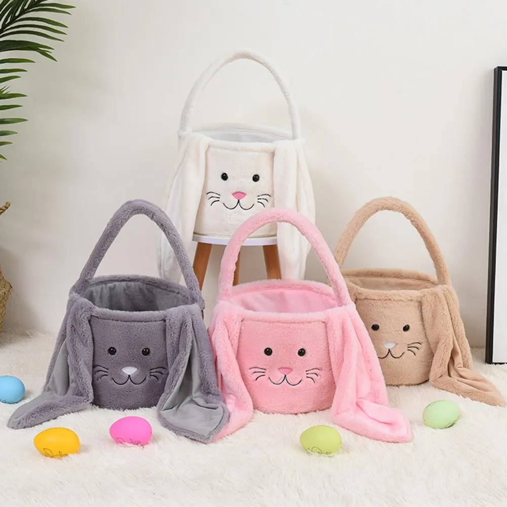 Bunny Handtasche nützliche multifunktionale Kaninchen -Aufbewahrungstasche Ostern süße Kaninchen Süßigkeiten Aufbewahrungskorb Haushaltsdarstellungen