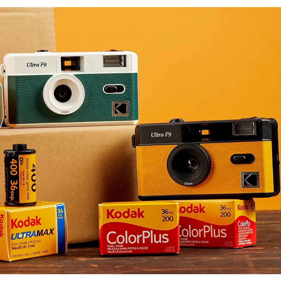Kodak 35mm Film Camera Ultra F9 Focus Free Reusable with Built-in