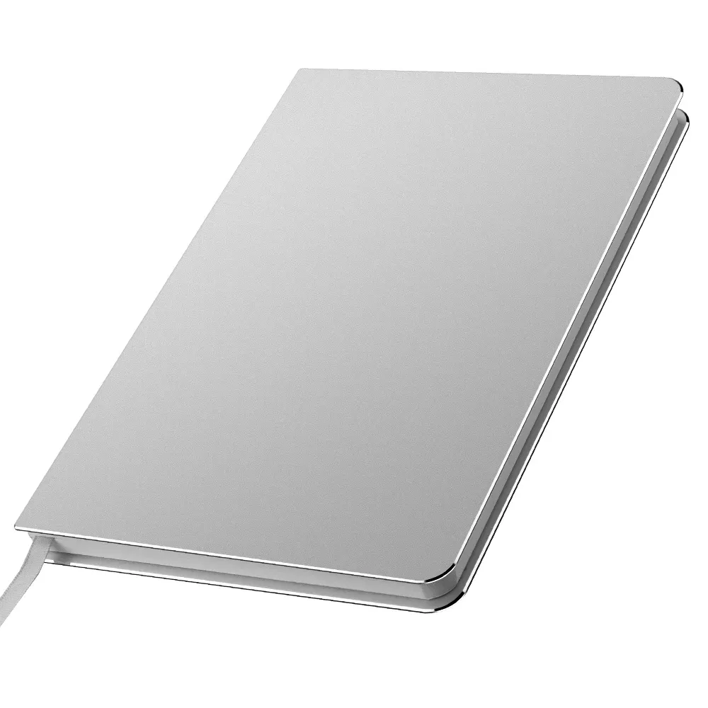 Planificateurs Aluminium Notebook Journal Notebook Hardcover, délicat et élégant, petit cahier exécutif en métal, pour un bureau et un mémo quotidien