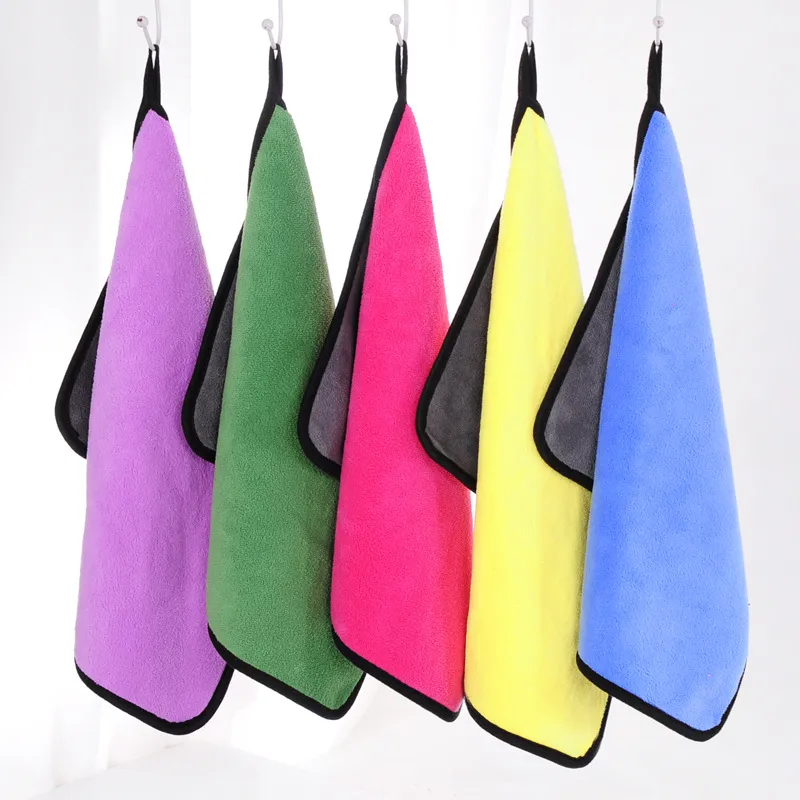 2 stks Auto Wash MicroFiber handdoekauto reiniging droogdoek Himming Car Care Doek Details Car Wash handdoek voor Home