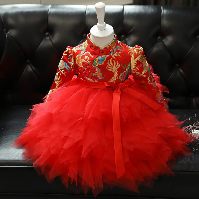 Children's One Year Old Birthday Dress Girls Chinese Traditional Embroidered Party Outfit from Dhgate Stage Wear - price 30.92 Children's One Year Old Birthday Dress Girls Chinese Traditional Embroidered Party Outfit from Dhgate Stage Wear - price 30.92