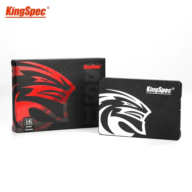 Enheter KingSpec SATA SSD 120 GB 128 GB 240 GB 256 GB 512 GB 1TB 2TB SSD HDD 2,5 tum SATA3 SATA2 Solid State Drive för Laptop Desktop P3 P4 P4