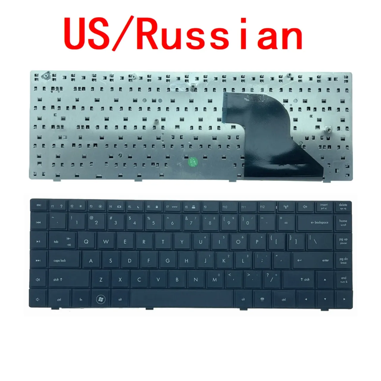 Toetsenboards Nieuw Amerikaanse Russische laptoptoetsenbord voor HP Compaq CQ620 CQ621 CQ625 620 621 625 Notebook PC -vervanging