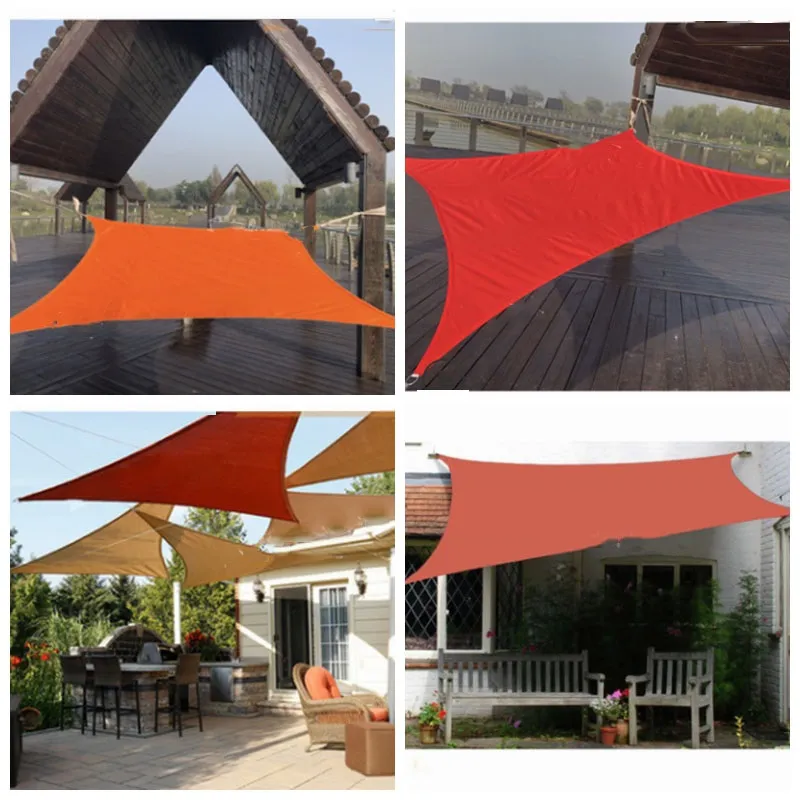 90% Sun Shade Rate Canvos 3X4m Rectangle Home Garden Cloth Outdoor Canopy Parking Shelter Square Awning Car Awning UV Resistant