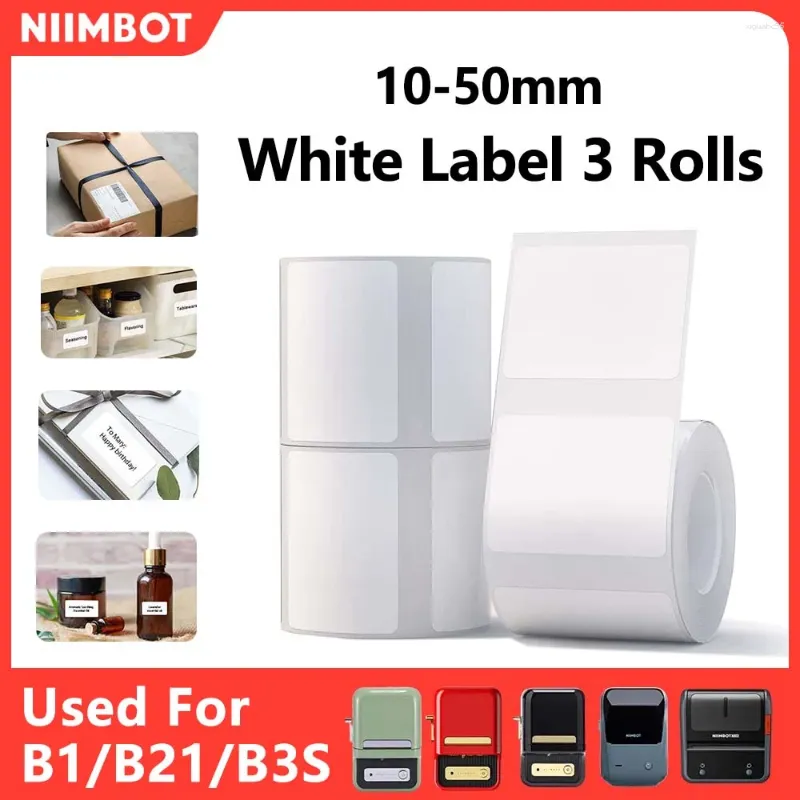 Niimbot B1/B21 Label Paper Mini -Drucker für Aufkleber Kleber Thermalhersteller Mobiler UV -Wasserdichter Preis