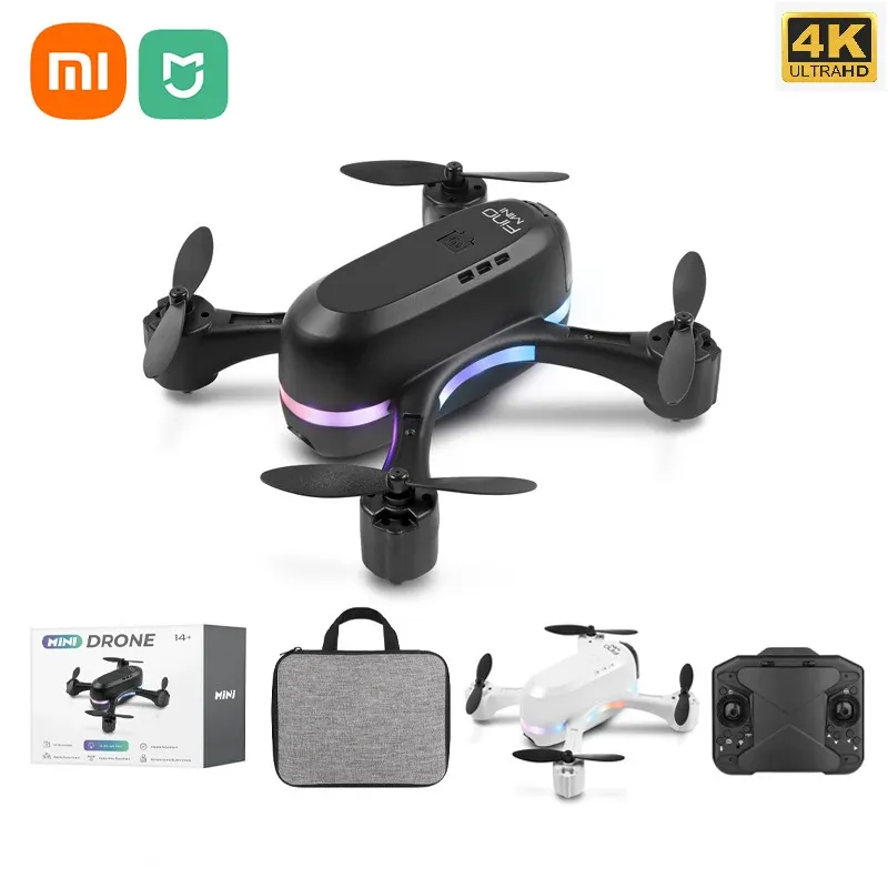 Drony Xiaomi Mijia Nowe drony H28 4K z kamerami LED LED LED Professional Aerial Photography Child Control Airplane Quadcopter