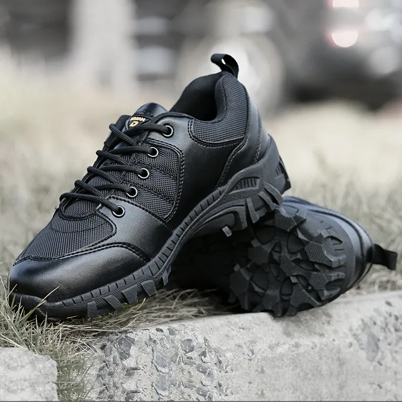 Boots Men Tactical Military Shoes Black Training Combat Boots Army Shoes Ankle Nonslip Boots Mens Wear Resistant Shoes Sneakers