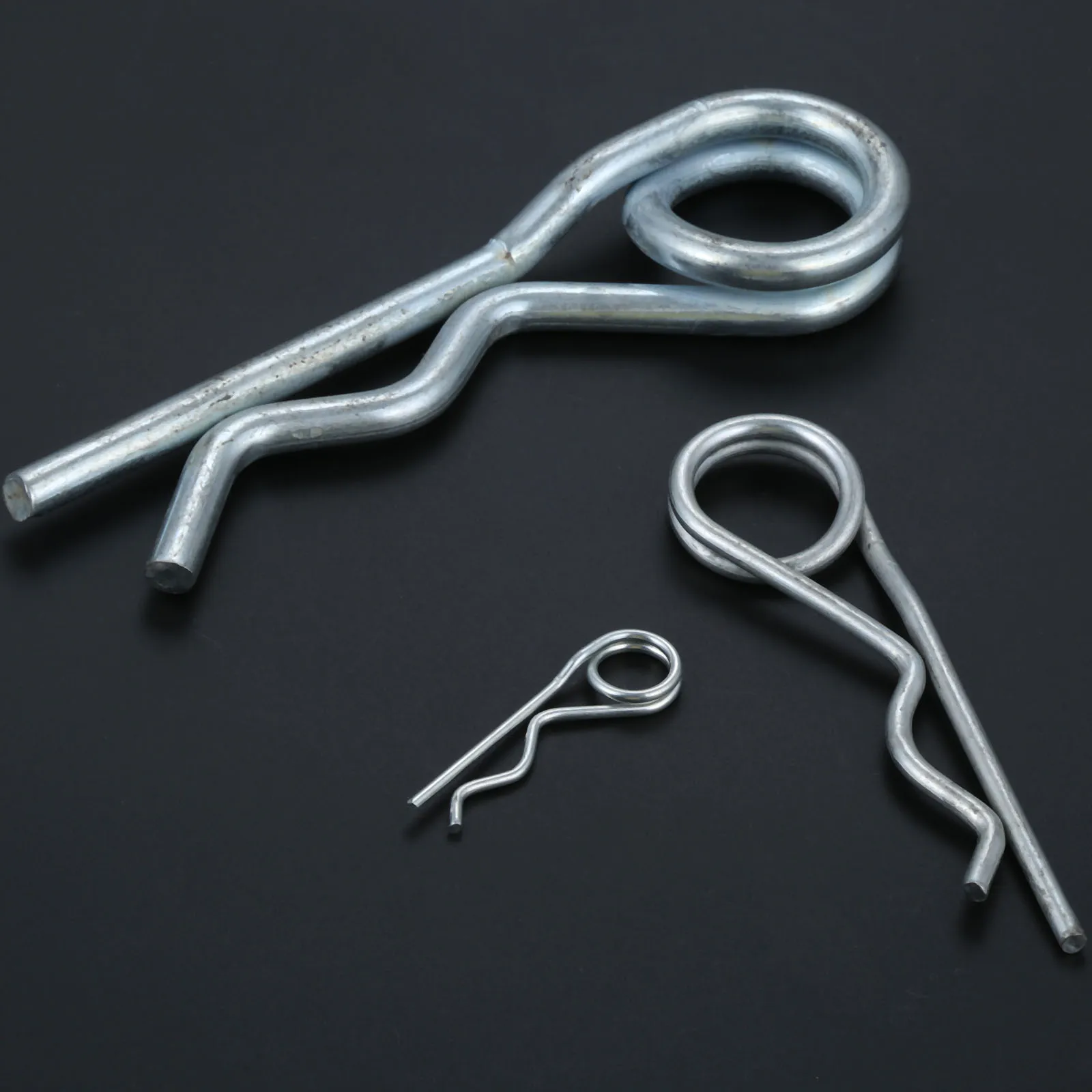 R Clips Spring Steel Retaining Pins: Assorted Double Ring Cotter Pins ...