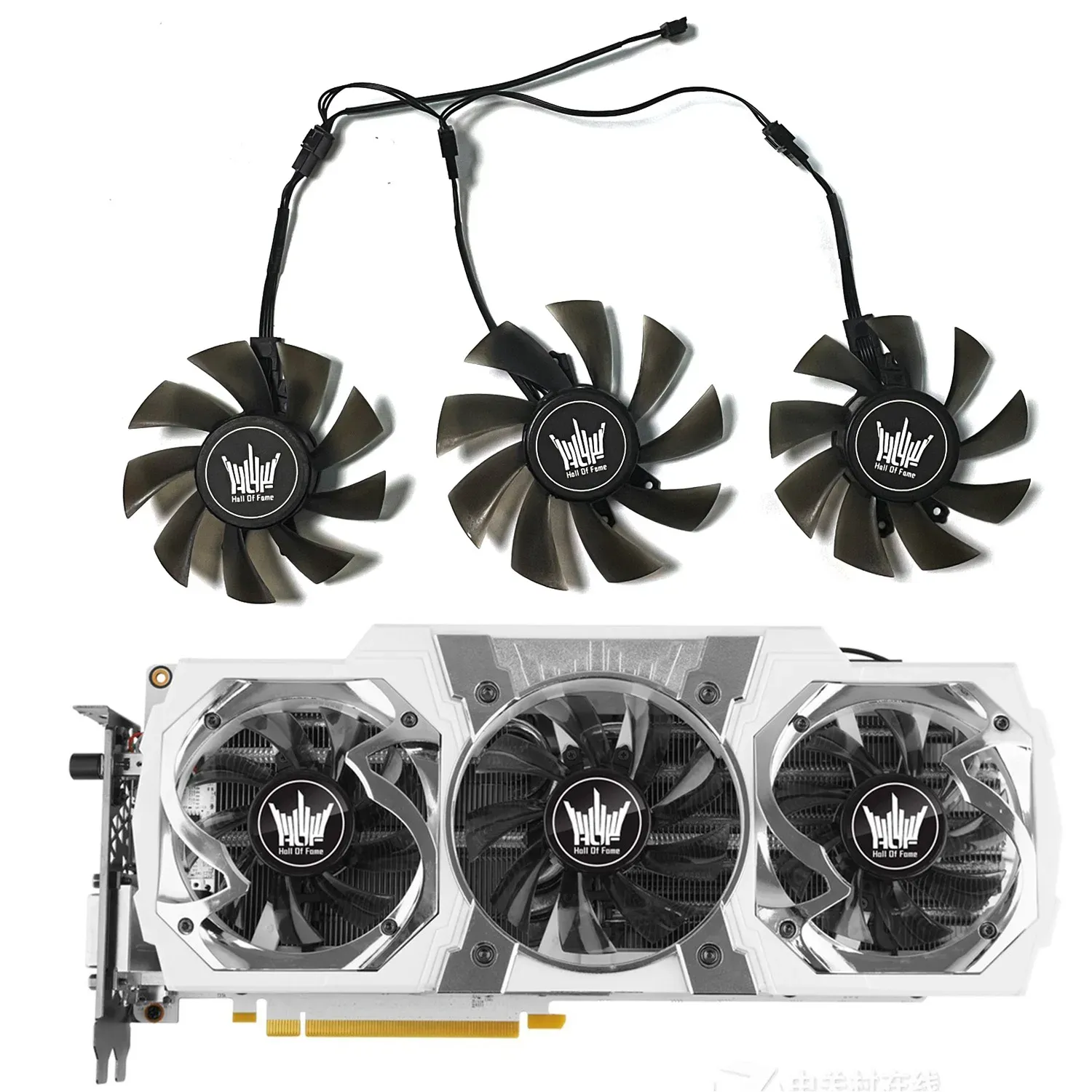 Pads GA91S2U FY09015L12LPA FY08015L12LPA 85MM 4PIN ETH RAGORALI DI FANDAMENTO PER GALAXY GeForce GTX 970 GTX 980 Ti Hof Fan della scheda grafica