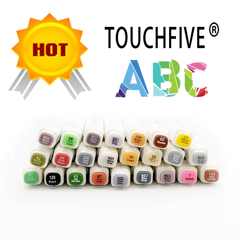 TouchFive Dual Head Art Marker Set Allog Sketch Marker