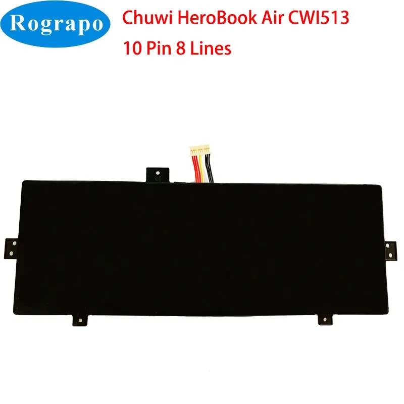 Batteries New 4800mAh Chuwi HeroBook Air CWI513 Ultraportabil Laptop Battery 36.48Wh 7.6V With 8 Wire Plug With Tools