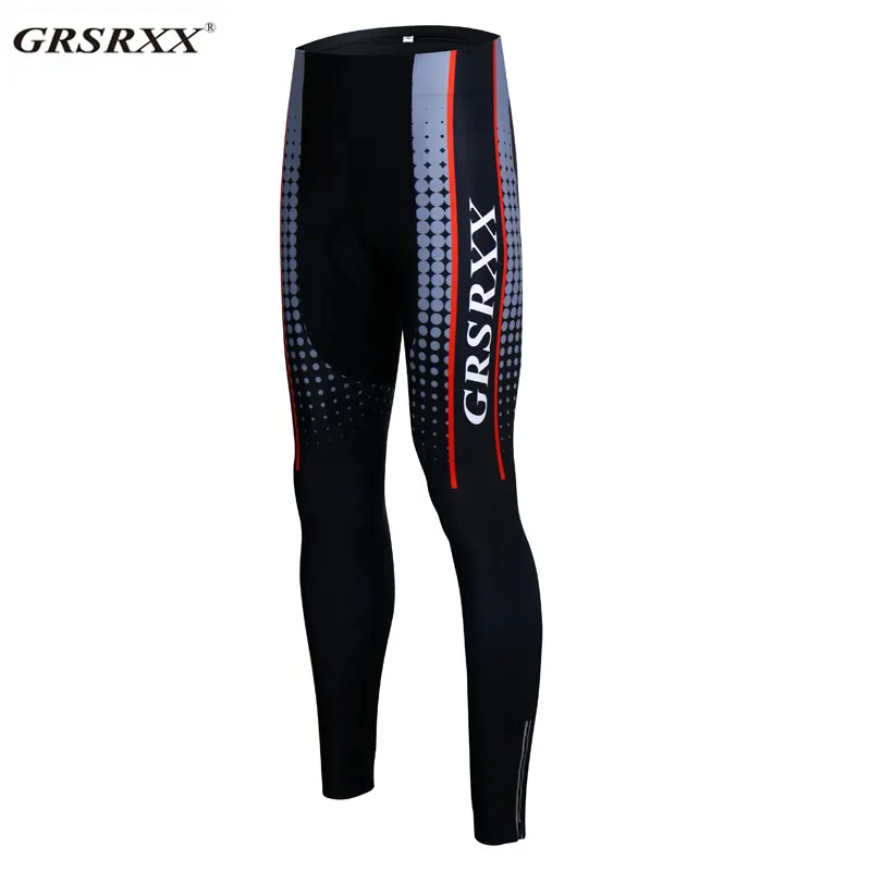 GRSRXX Bisiklet Pantolon Sonbahar Şok geçirmez MTB Bisiklet Taytları% 100 Likra MTB Bisiklet Bisiklet Pantolonları ile 5D Jel Pad Bib Pantolon