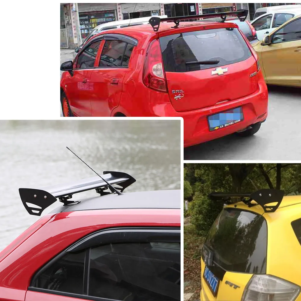 Aluminum Car Racing Trunk Spoiler Universal Adjustable GT Style Rear ...