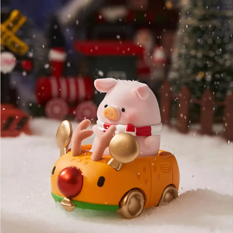 User-x en conserve Pig Lulu Christmasland Série Blind Box Box Blind Anime Animal Figures Doll Cute Girl Birthday Gift Gift Story
