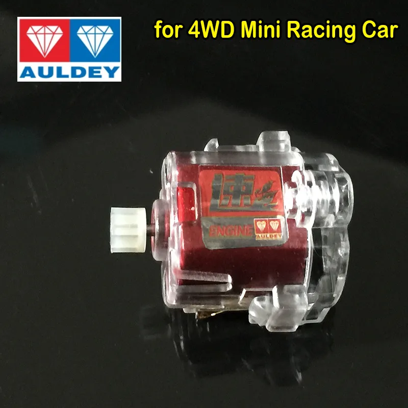 Auldey Mini 4WD Model samochodowy Silnik Krótki wałek Wysoka szybkość ulepszanie części zamiennych na cztery koła napęd prędkości wyścigowy Model samochodu wyścigowego