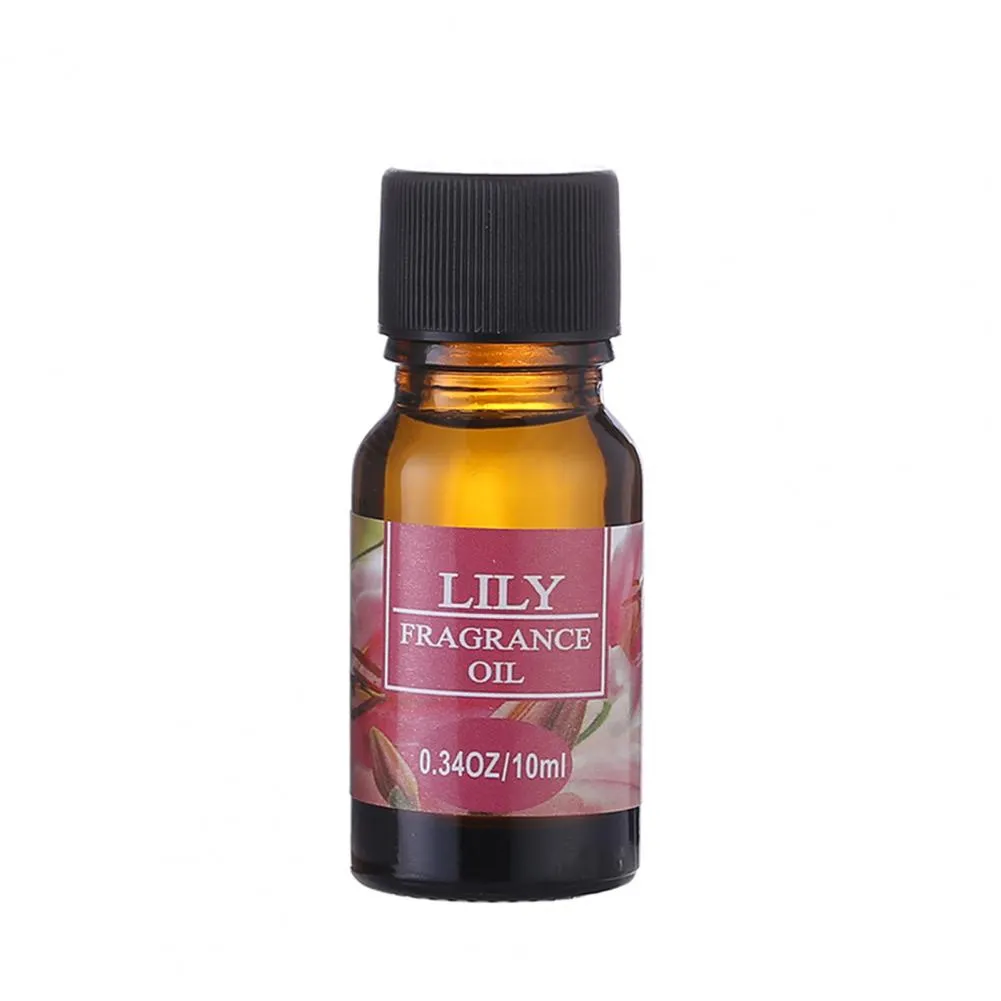 Olio di fragranze da 10 ml di olio di lunga durata per l'estratto di pianta solubile di fiore aromi naturale olio essenziale per diffusore