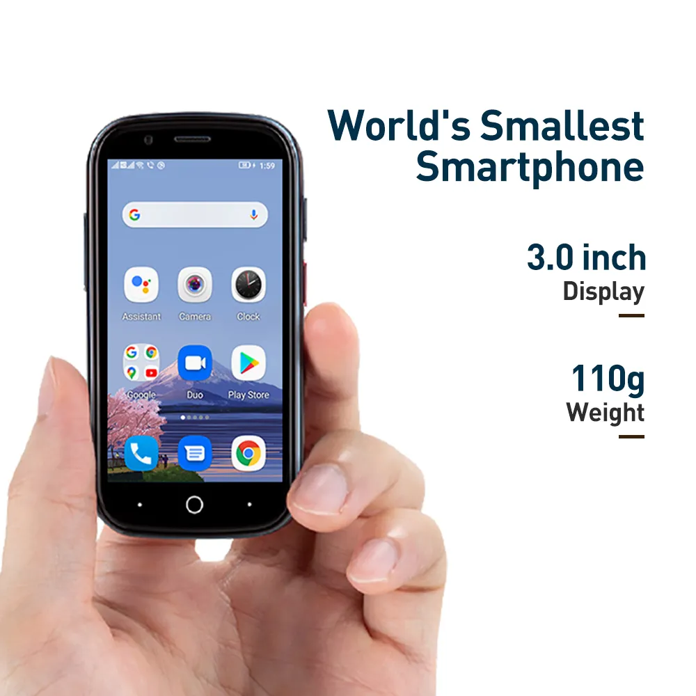 Unihertz Jelly 2 - Smallest Android 10 cell phone with 6GB