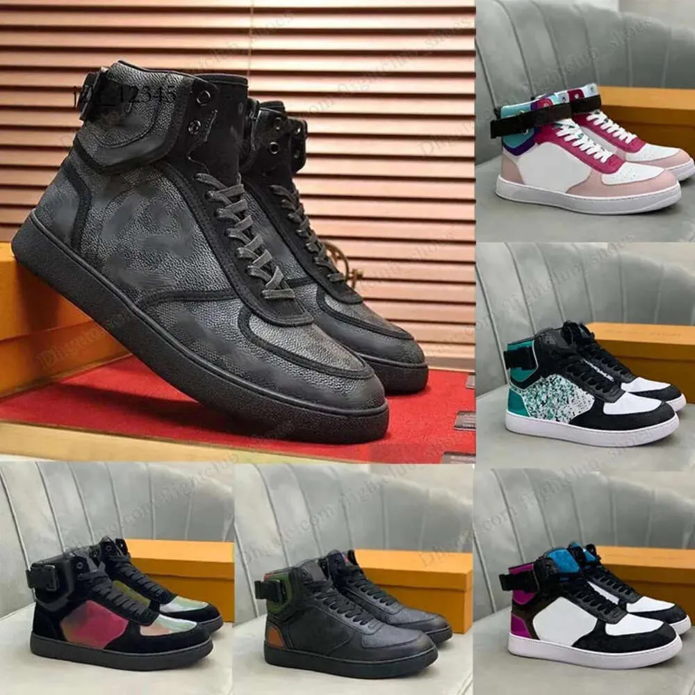 Louies Vuttion Sneakers High Top Rivoli Shoe Hiver Boot Designer Designer Sneakers Trainers Basketball Casual Chores EMFSKIN BOO Luis Viton SE 940 LVSE