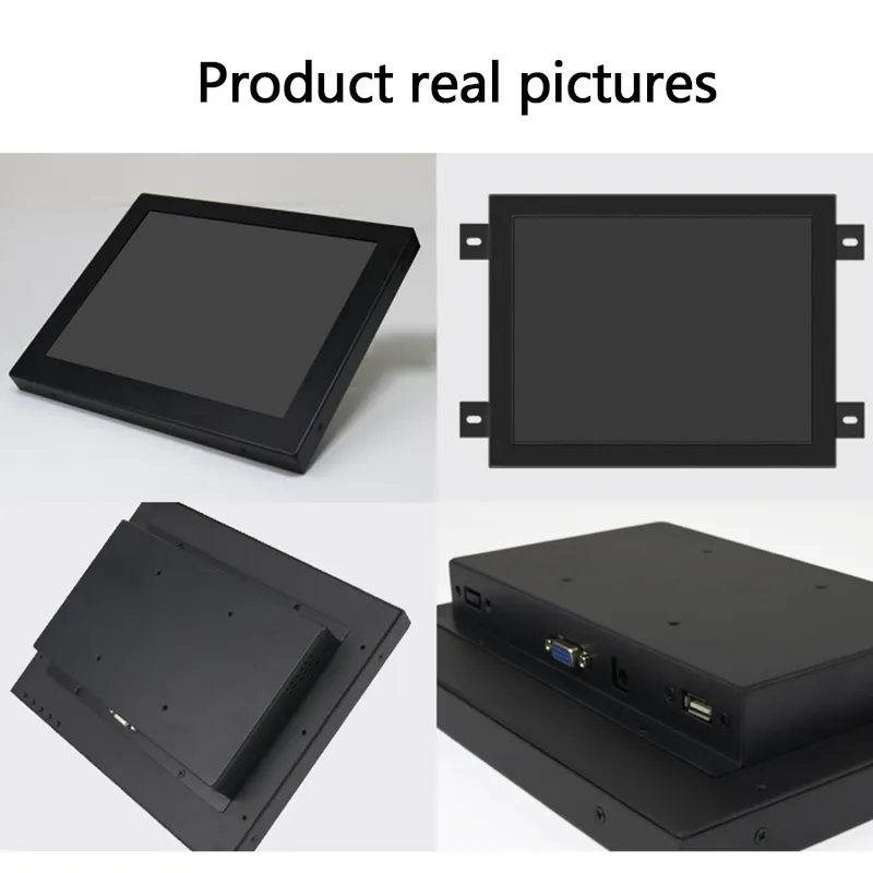15.6 Inch LCD Display Monitor of Tablet VGA HDMI DVI USB Lcd Monitors in Industrial Computer Resistance Touch Screen