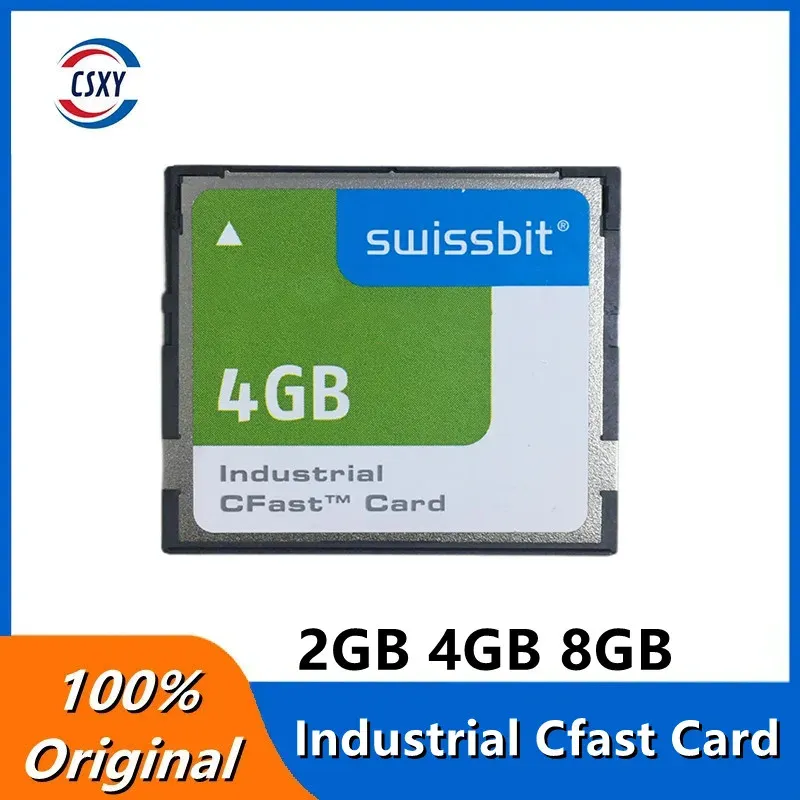 Cartes Carte Swissbit Card Cfast 8 Go 4 Go 2 Go Carte flash industrielle Card Card Card A2 Contrôle principal Slc Industrial Grade S particules