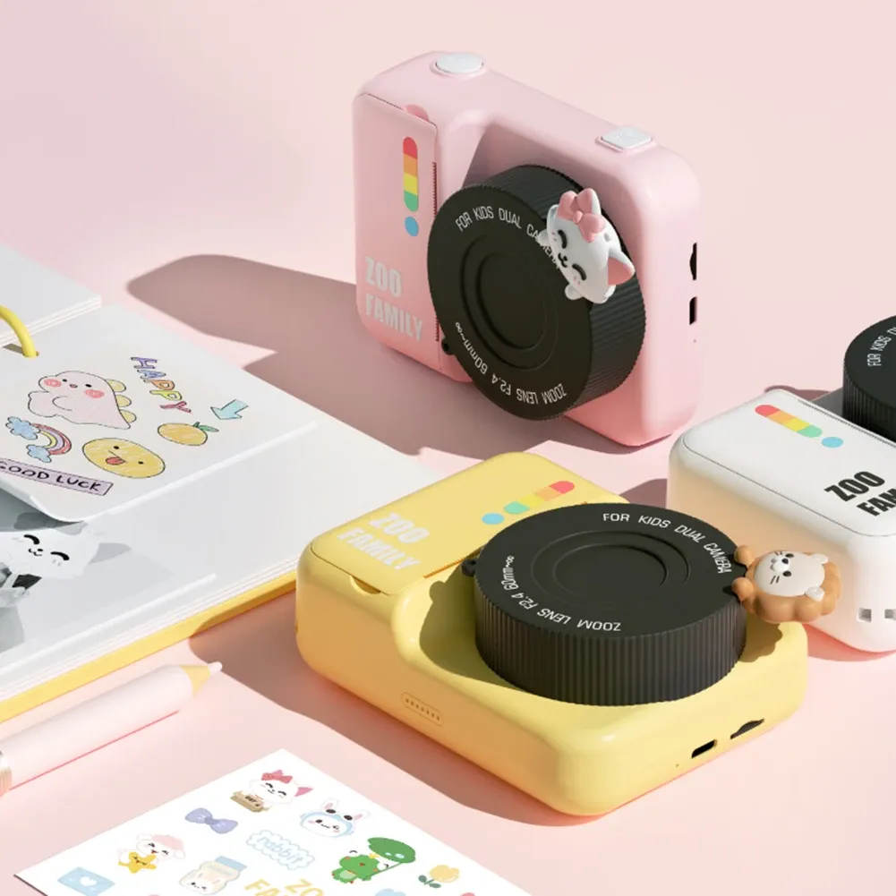 Camera enfants Camera INSTANT INTANT WiFi Toddler Camera 3,0 pouces écran vidéo Caméra 48MP Cadeaux d'anniversaire de Noël pour les filles garçons