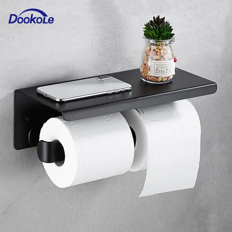 Doppel -Roll -Toilettenpapierhalter -Haltwandhalter