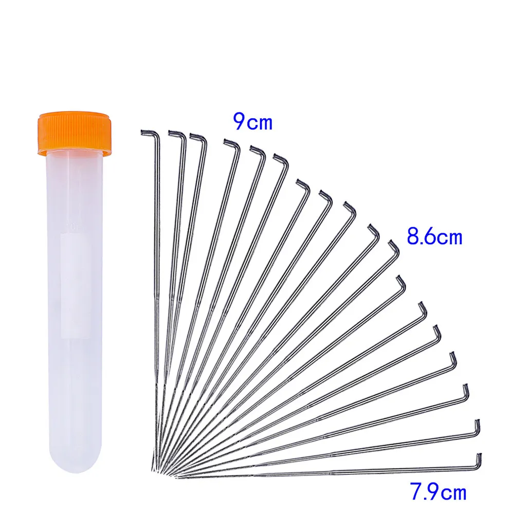 54pcs 3 tamanhos A agulhas de feltragem Artesanato Felcida agulhas com calçada definida Ferramentas de feltro de artesanato DIY com alça de madeira com garrafa