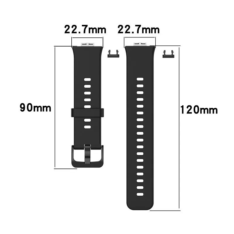 Banda di silicone per Huawei Watch Fit 1 Fit 2 Smartwatch Smart Cingcio Accessorio Bracciale da polso Correa per Huawei Fit Tia-B19