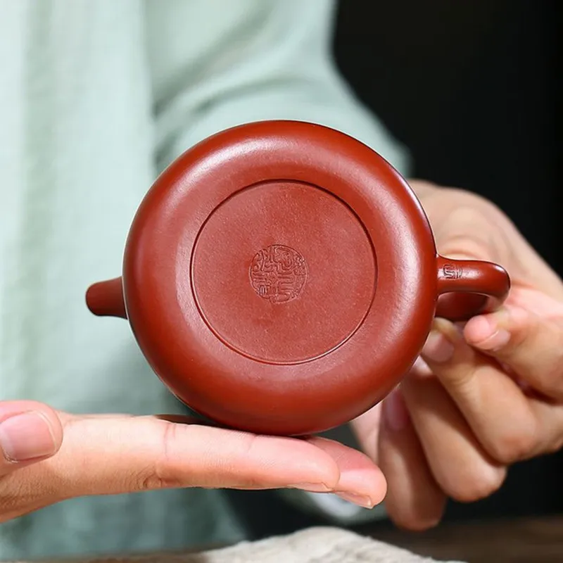 Yixing Tea Pot Purple Clay Filter Teapots Beauty Kettle Raw Ore Purple Mud Handmade Boutique Tea Set Dahongpao Authing200ml