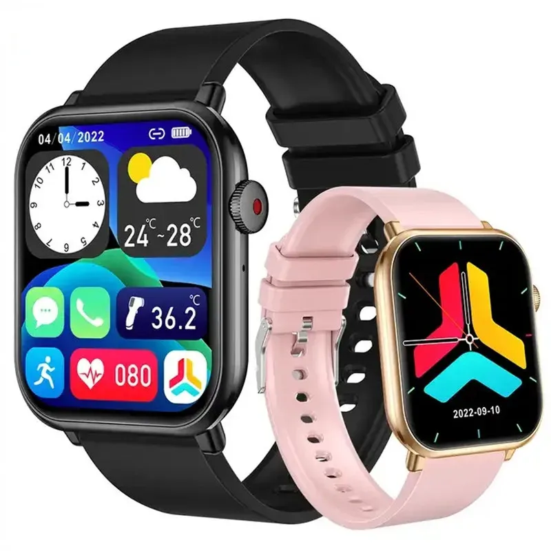 Watches Smart Watch Qx9 Bluetooth Call Music AI Voice 1.96 cala duży ekran Outdoor Sport Fitness Tracker Monitor Smartwatch