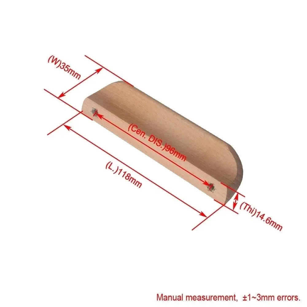 10/20pcs 118x35mmホール距離96mm家具用ワードローブの食器棚クローゼット引き出しハンドルプル