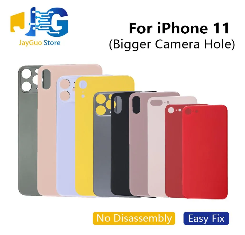 OEM Big Hole Kamera Arka Cam Kapağı İPhone 11 11 Pro Maksimum Pil Kapak Muhafazası Çıkarım 8983300