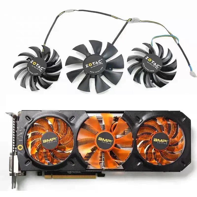 PADS ZOTAC GTX 770 780 780TI 980 AMP Édition DIY Graphics Carte de refroidissement