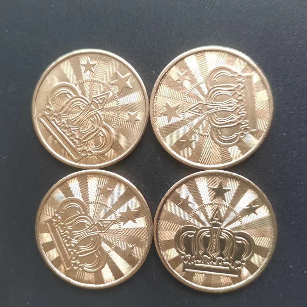 20x Premium Arcade Game Tokens - Brass Coins, 25mm, Crown & Pentagram  Designs - Ideal for Retro Gaming & Collectibles from Dhgate Party Favor -  price 10.98