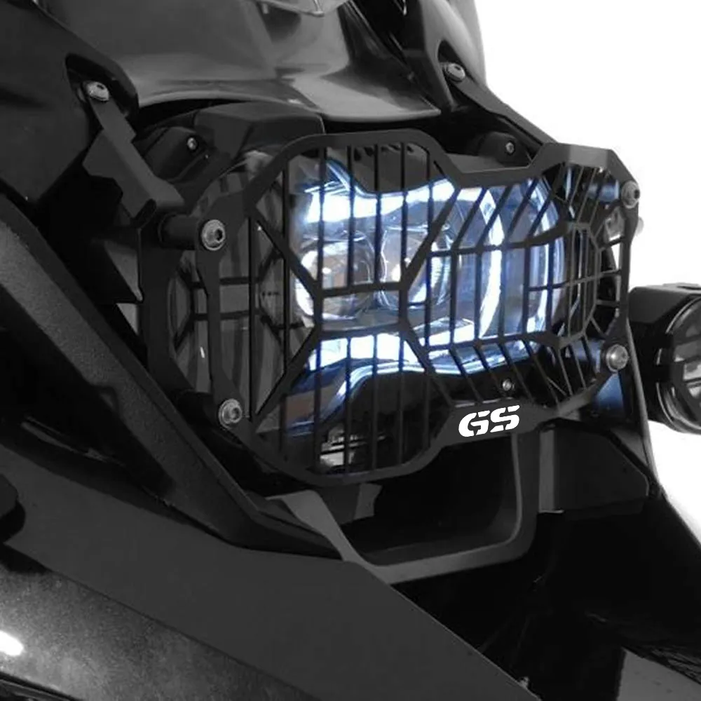 Griglia Paramano Protezione Faro In Alluminio Per BMW R1200GS LC Adventure (2013-2018) - Colore Rosso - 6