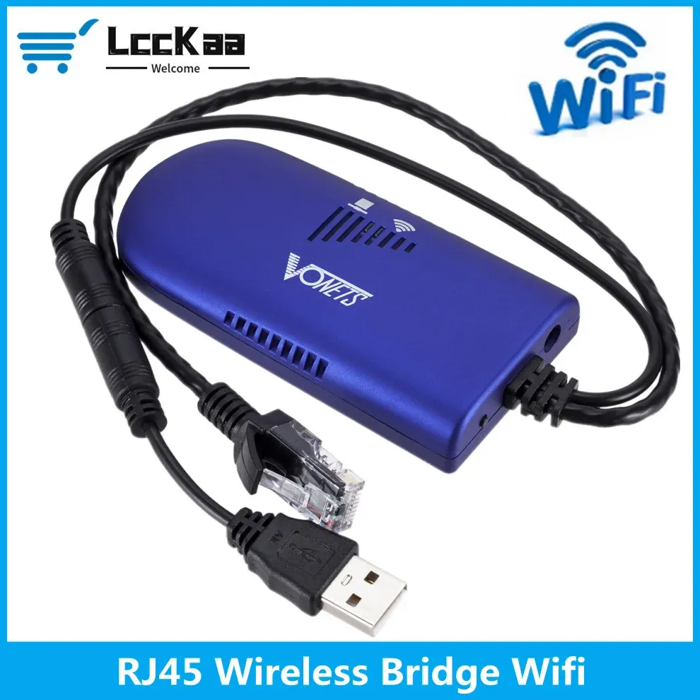 Routers LCCKAA WiFi Wireless Bridge WiFi Repeater Routers VAP11G300 RJ45 WiFi Wireless to Wired pour surveiller IPTV Settop Box Imprimante