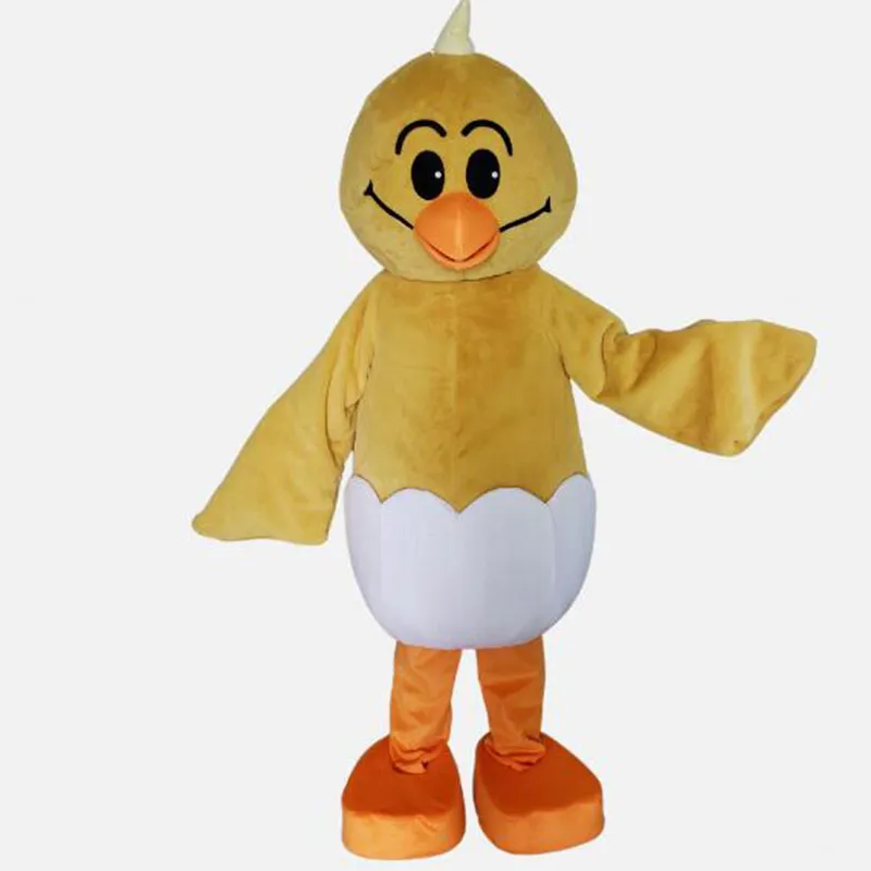 Hot Sales Halloween Chick Yellow Mascot Costume Fancy Dress Carnival ...