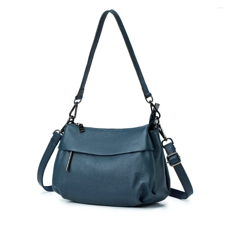 Takken van hoge kwaliteit echte lederen handtas dames echte schoudertassen dames casual messenger veelzijdige crossbody tas