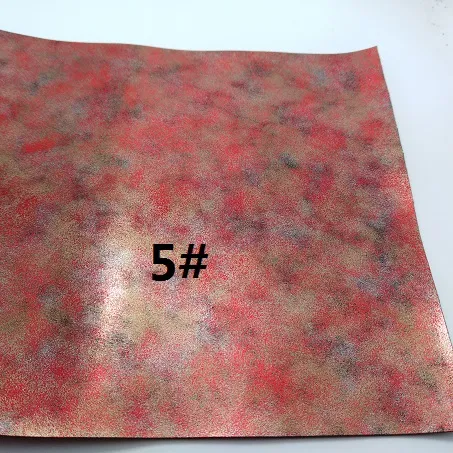 2pcs 21x29cm Metallic Vintage Tow Tones Rainbow Synthetic Leather PU Leather Leather for DIY accessories 2S18