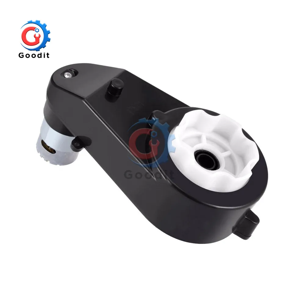 12V 550-18000RPM 550-23000RPM Electric DC Motor Gearbox Low Noise Wear-resistant DC Motor Gear Box for Motorcycle Kids Car Toy