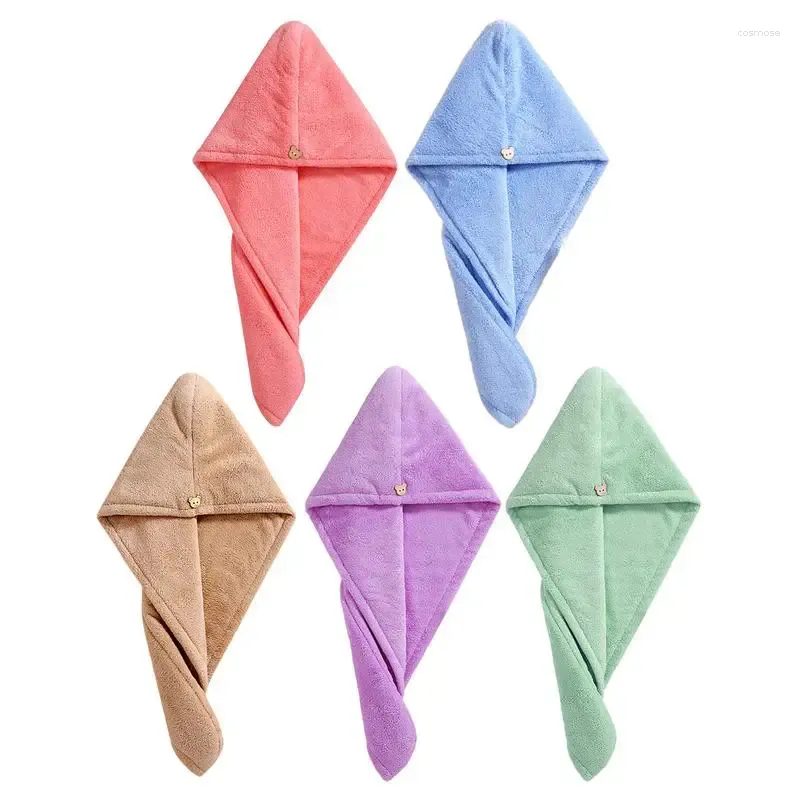 Handdoek microvezel haarwikkel vrouwen drogen badhoed vaste doppen superabsorption douche accessoires cadeau