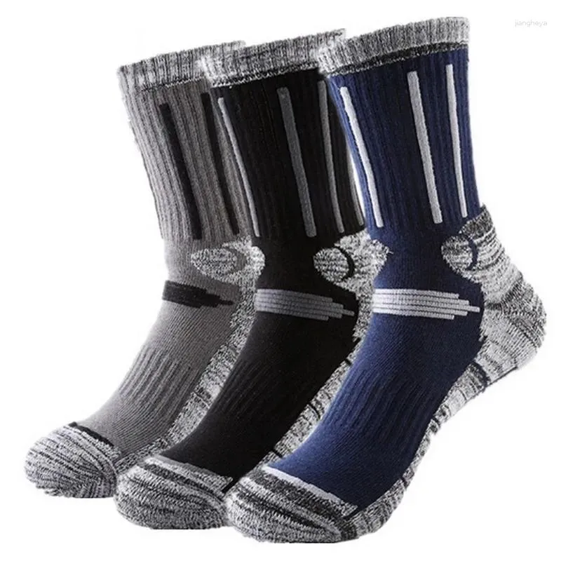 Sports Socks 1Pairs Winter For Men Women Hiking Camping Thick Thermal Compression Non Slip Warm Trekking Ski