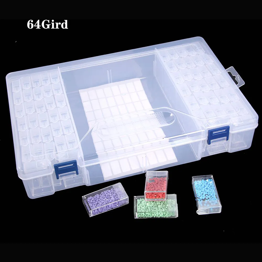 Diamond Painting Bead Storage Containers, Bead Organizer, 28 Grids Diamond Art Bead Boxorganizer