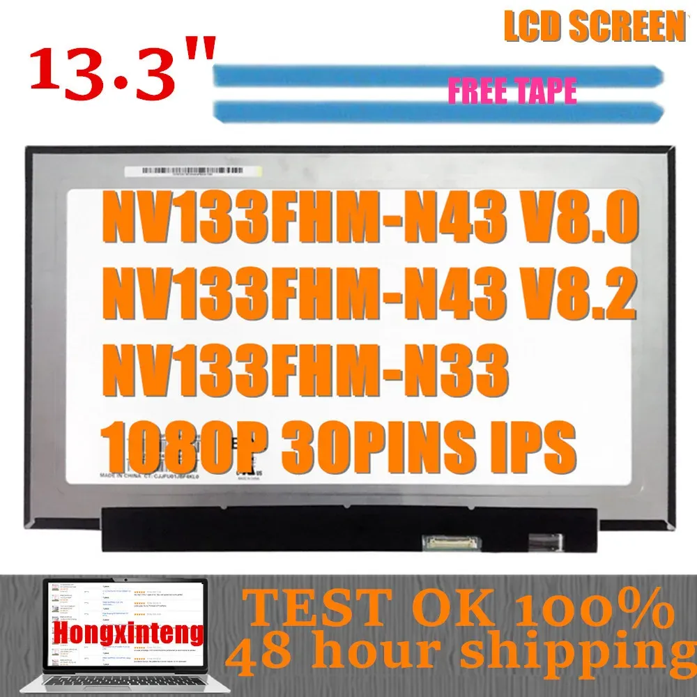 Schermata NV133FHMN43 V8.0 FIT NV133FHMN43 V8.1 V8.2 V8.3 Laptop LCD Scherma