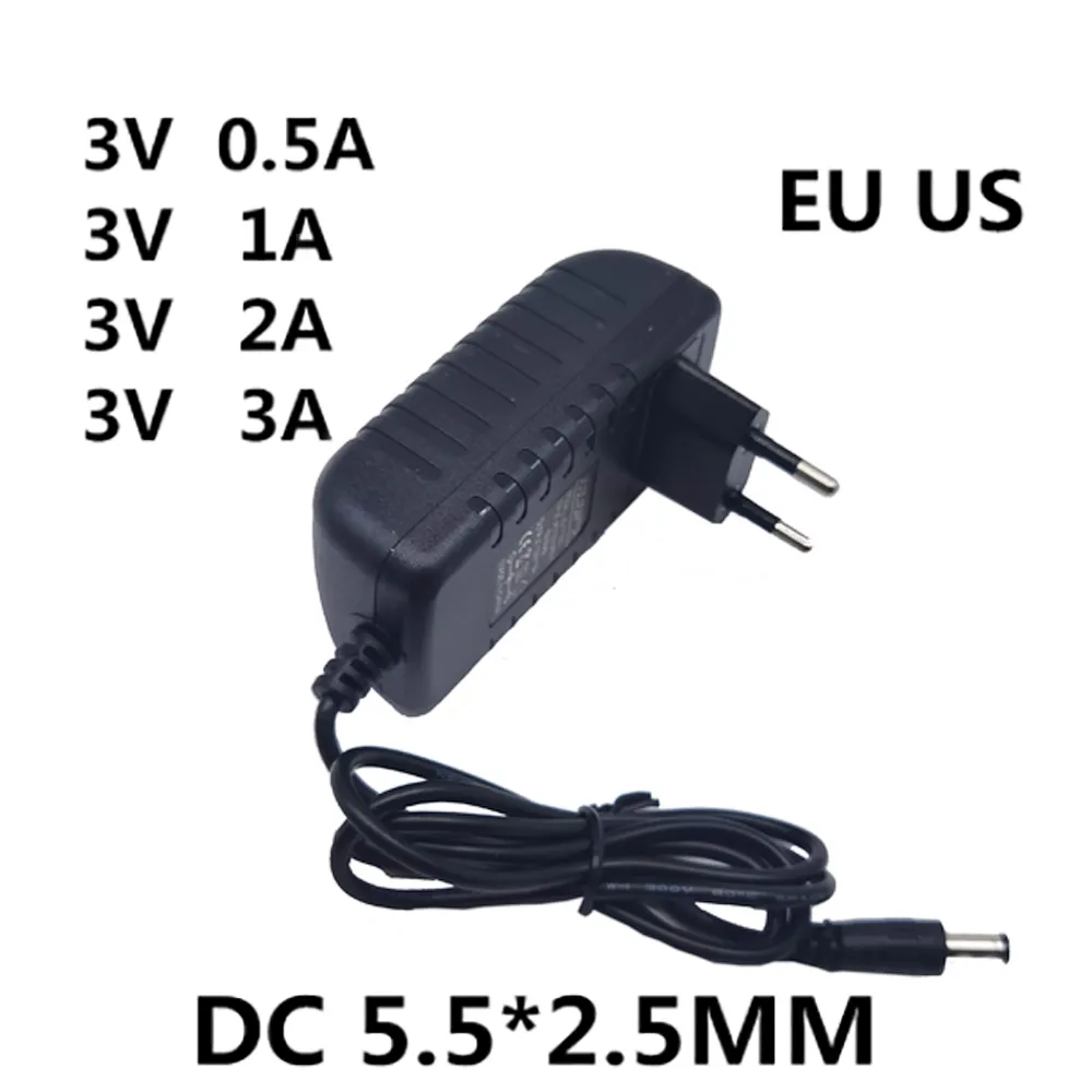 Adaptateur AC / DC DC 3V 0,5A 1A 2A 3A AC 100-240V ADAPTER POWER CONVERTER