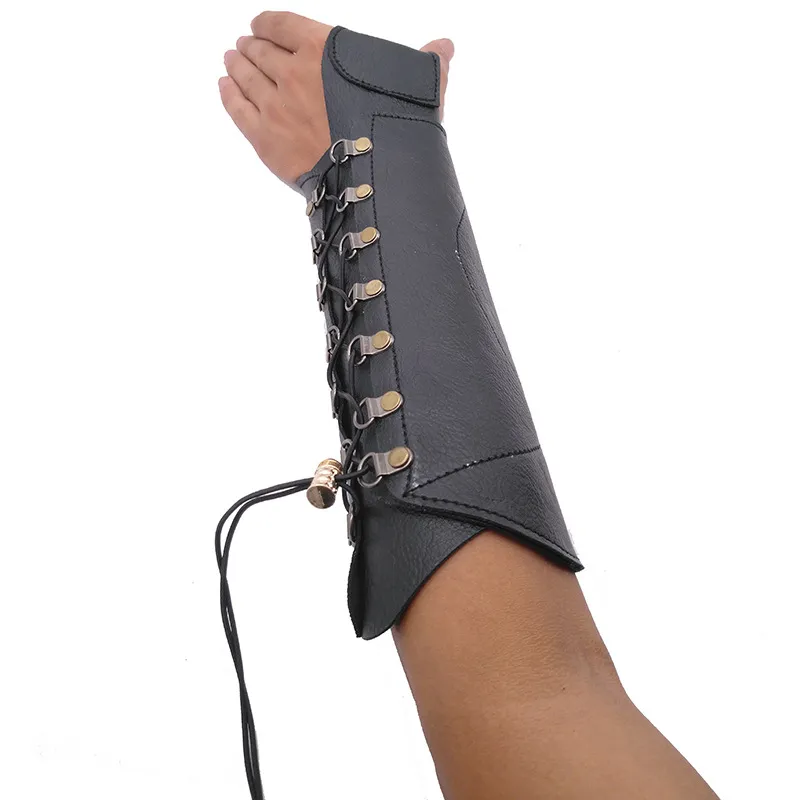 Premium PU Leather Archery Leather Wrist Guard Archery For Hunting And