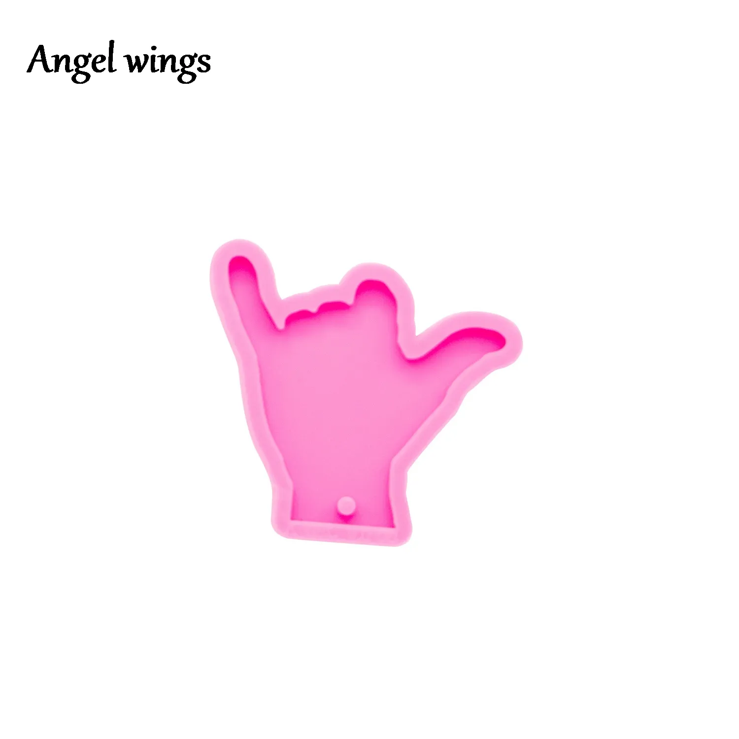 Dy0118 Finger Love, ASL OK Keychain Mold, Mão de Silicone de Mãos de Mãos Praying, Hamsa Hand Castings Diy Mold Fist Resin Craft