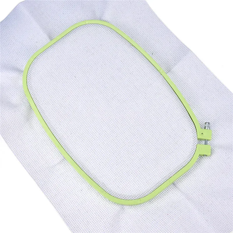 Random Color Square Circle Hand Sewing Accessories Adjustable 1Pcs Cross-stitch Kit Embroidery Hoops Embroidered Stretch Tool