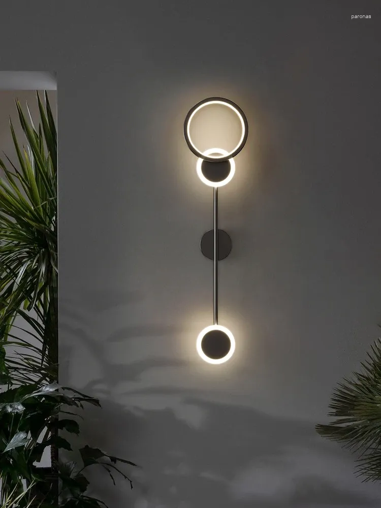 Lampa ścienna nordycka minimalistyczna salon tło światło nowoczesne kreatywne korytarz korytarz sypialnia sypialnia Dekoracja